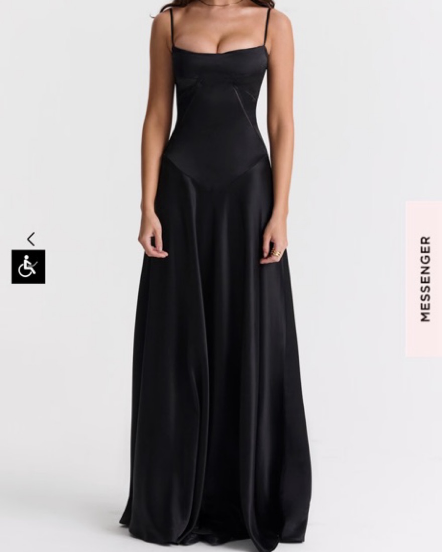 Black House of CB Drop Waist Maxi Dress by House of CB - Pickle