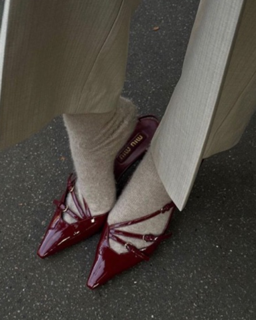 Miu Miu Kitten Heels by Miu Miu - Pickle