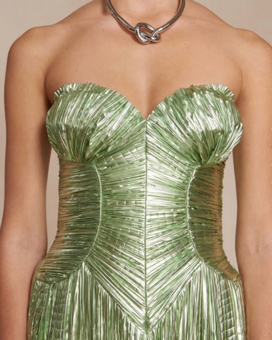 Cult Gaia Ashika Gown by Cult Gaia - Pickle
