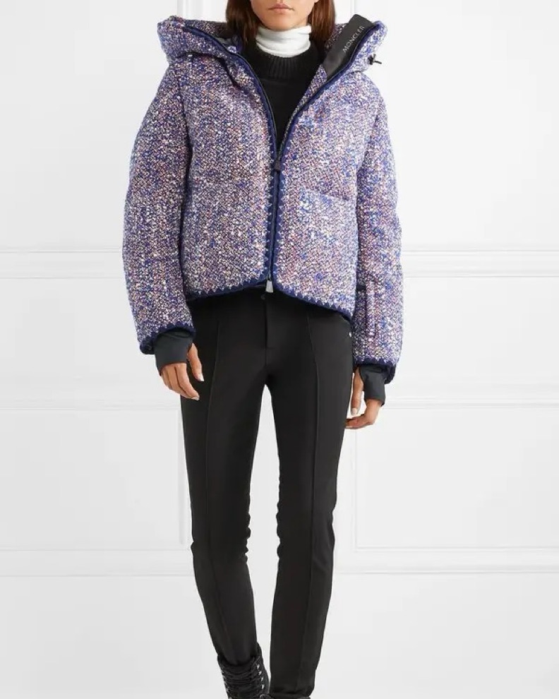 Moncler tweed ski Jacket by Moncler - Pickle