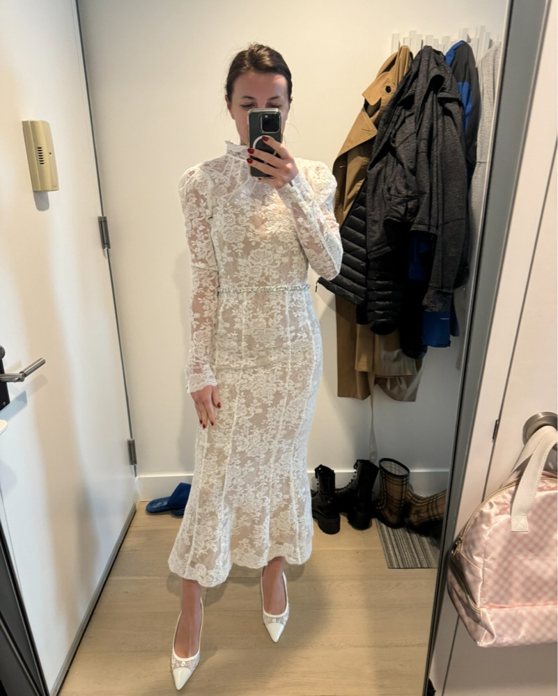 【ホワイトデセール】美品STUNNING LURE×AKIRA NAKA コート Tamara drape sleeve dress WH｜AKIRANAKA（アキラナカ）正規取り扱い
