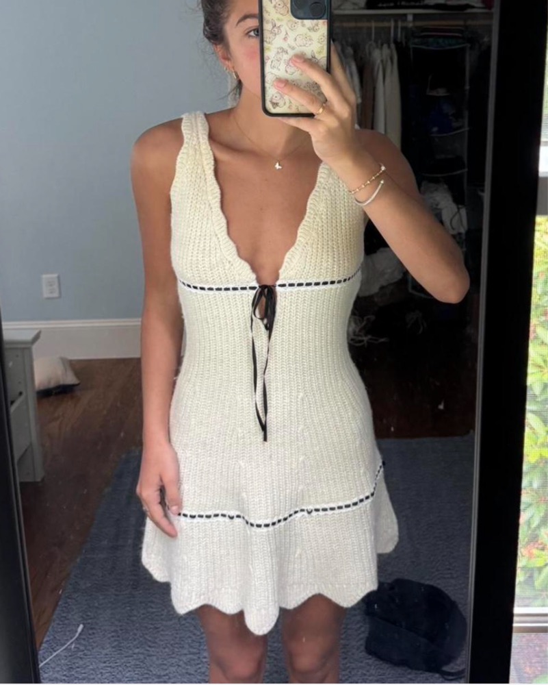 For Love And Lemons Jade Mini Knit Dress by For love and lemons