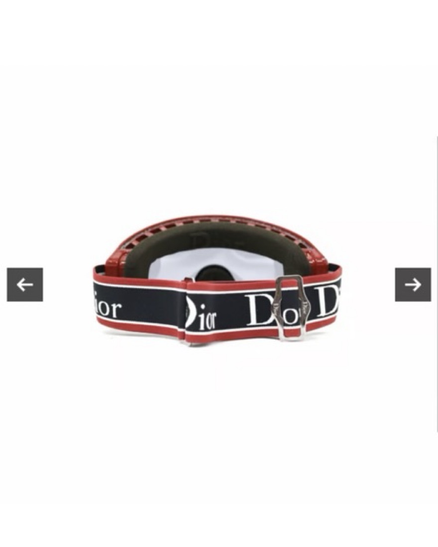 Red Dior Ski Goggles by Christian Dior - Pickle
