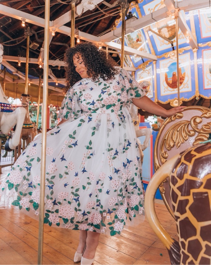 Amazing White Dress With Embroidery by Jessakae - Pickle