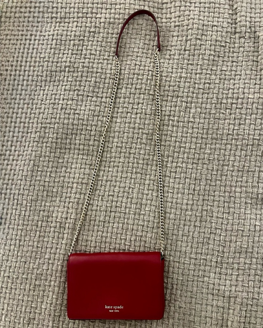 Kate Spade Red Leather Crossbody Bag by Kate Spade - Pickle