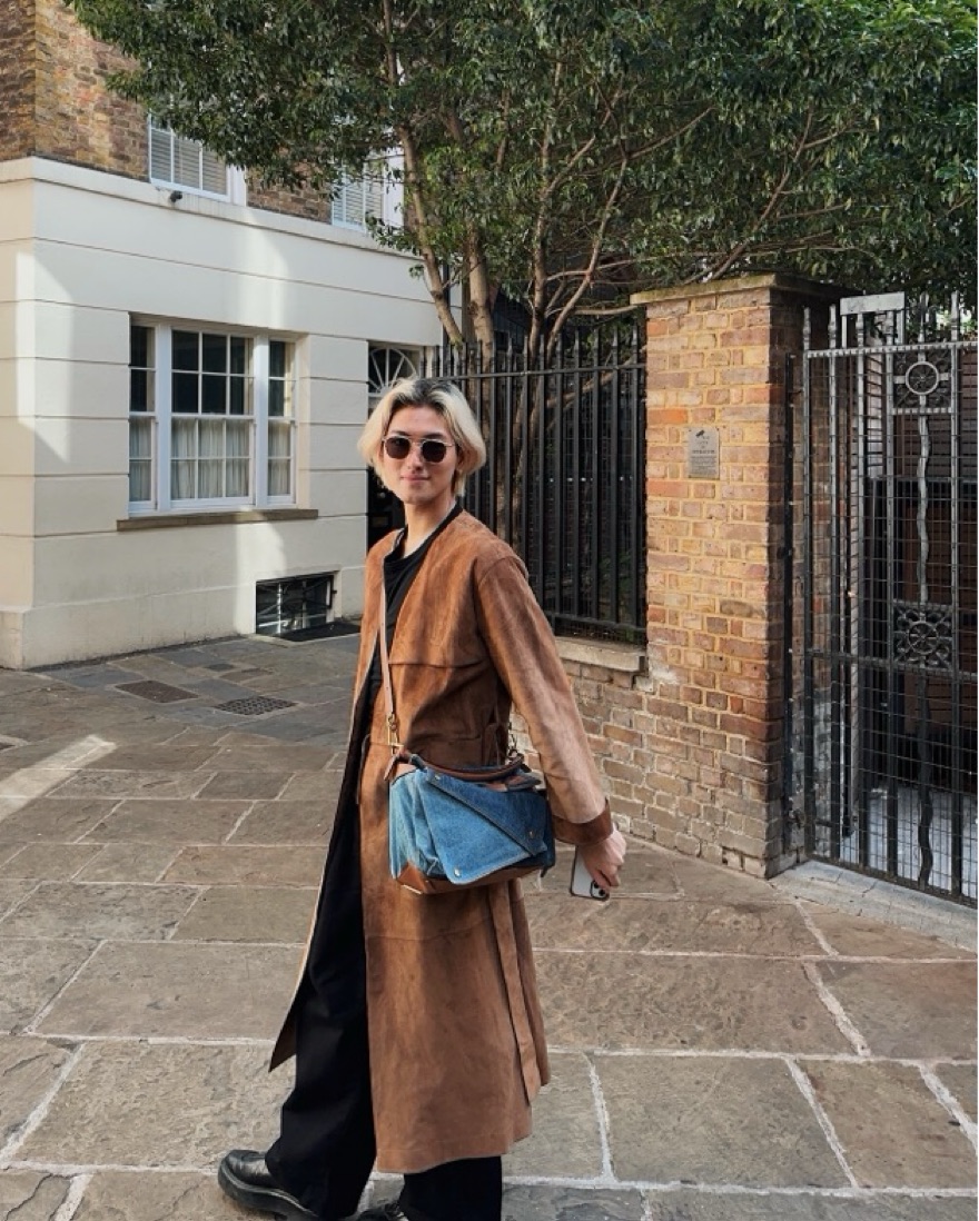 Loewe Puzzle Bag Patchwork Denim Leather by Loewe - Pickle