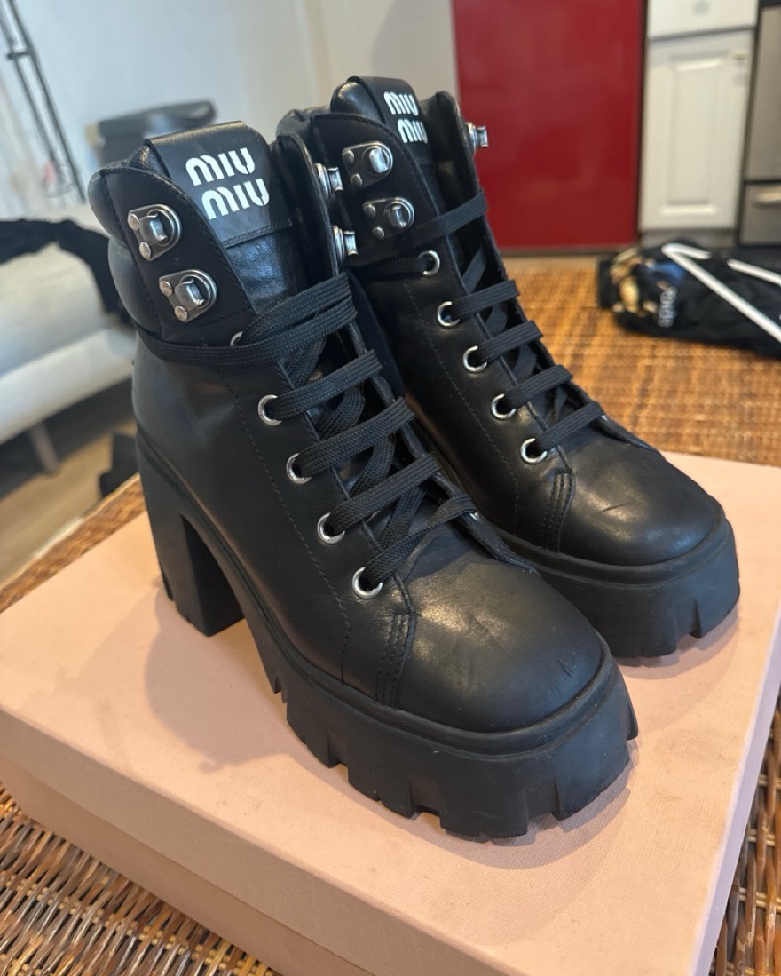 Miumiu Boots by Miu Miu - Pickle