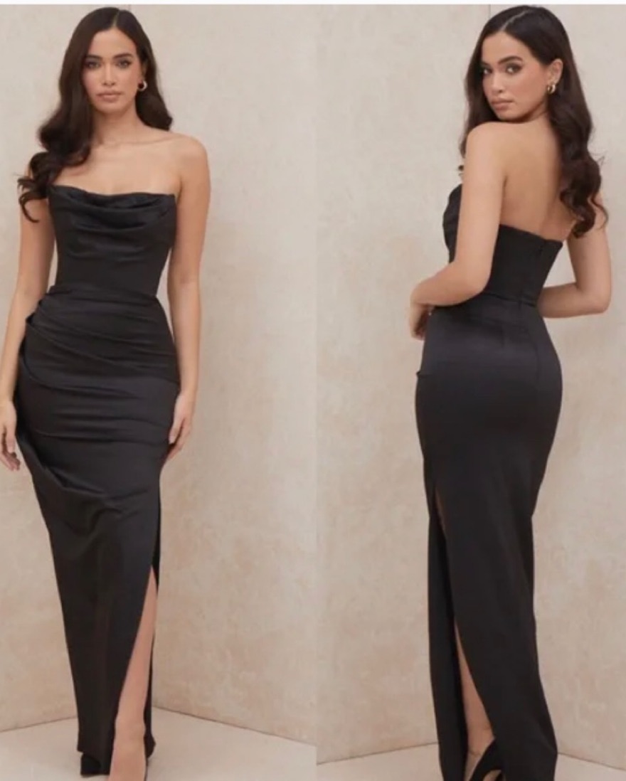 House Of CB Adrienne Dress by House of CB - Pickle