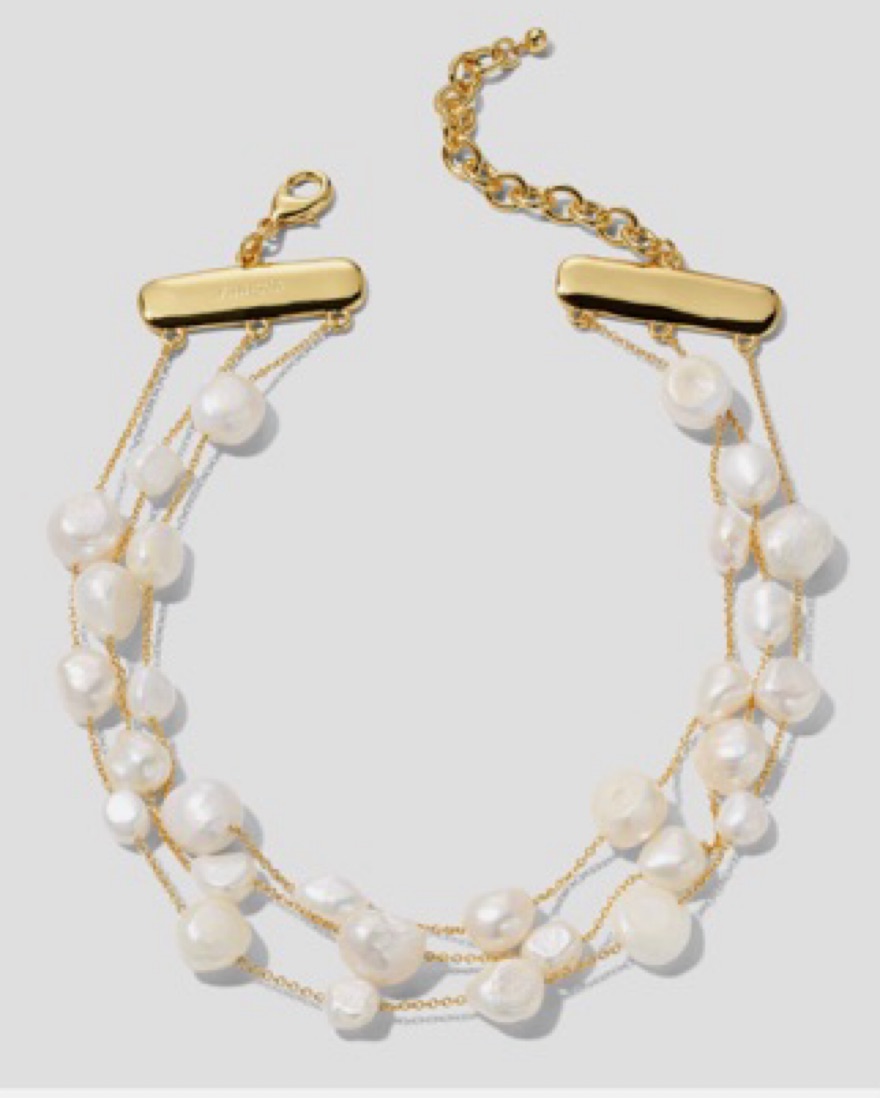 Cult Gaia Nayla Pearl Choker by Cult Gaia - Pickle