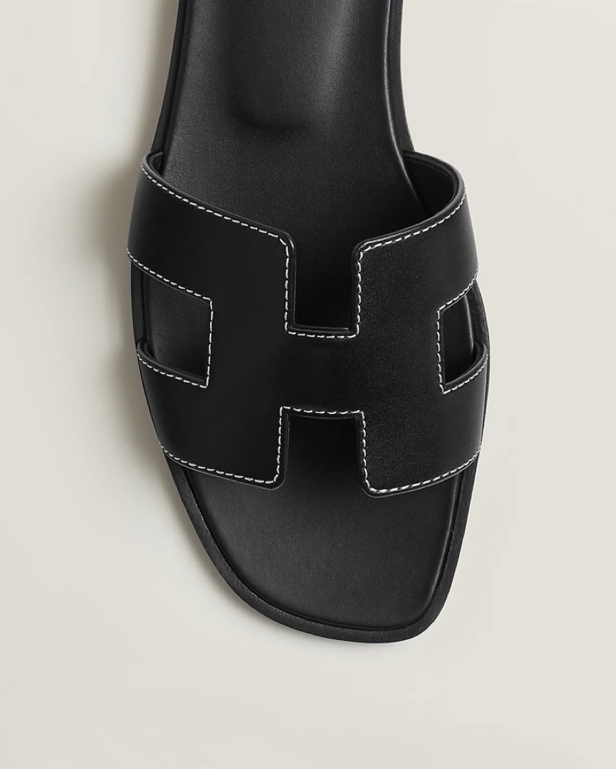 Hermes Oran Sandals by Hermes - Pickle
