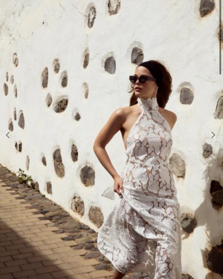 For Love & Lemons Astoria Lace Maxi by For Love & Lemons - Pickle