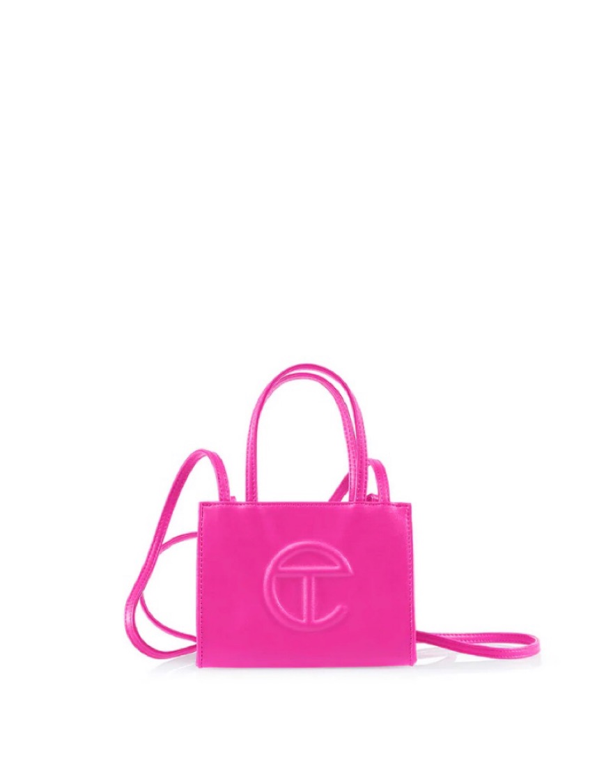 TELFARピンクショルダーバッグ Pink Telfar Small Shopping Bag by Telfar - Pickle