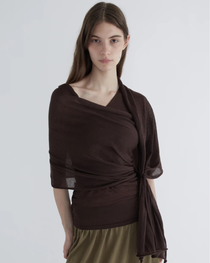 Paloma Wool Brown Puzzle Top by Paloma Wool - Pickle