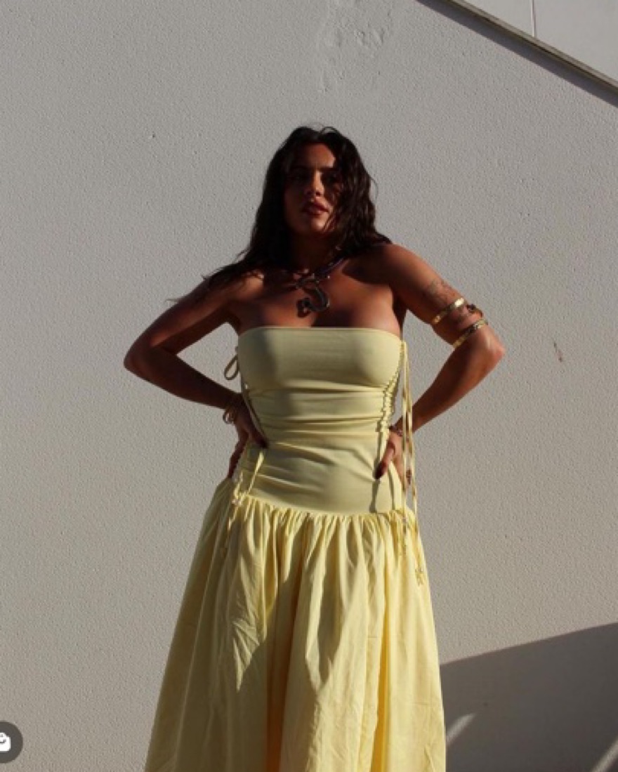 Amy Lynn Puffball Dress- Yellow by Amy Lynn - Pickle