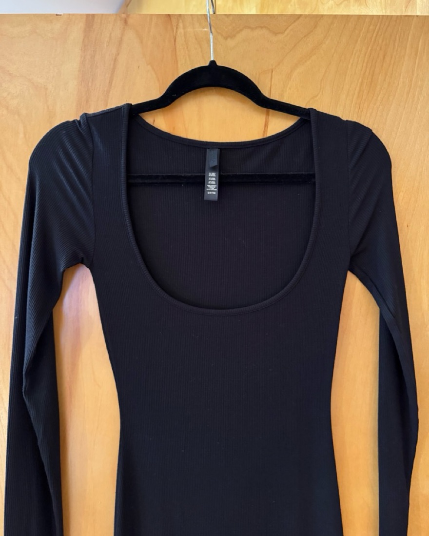 Skims Soft Lounge Long Sleeve Dress by Skims - Pickle