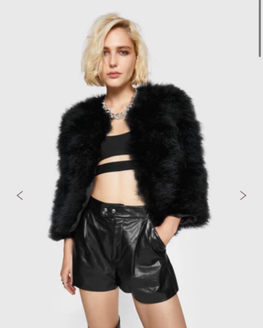 Rebecca Minkoff Pacha Feather Jacket Pickle