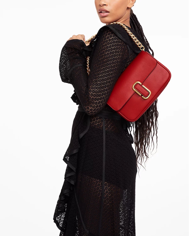 MARC JACOBS The J Marc Shoulder Red Bag by Marc Jacobs - Pickle