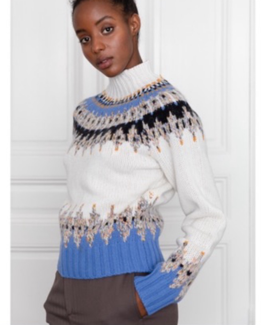 Stine Goya Justine FairIsle Wool Sweate by Stine Goya - Pickle