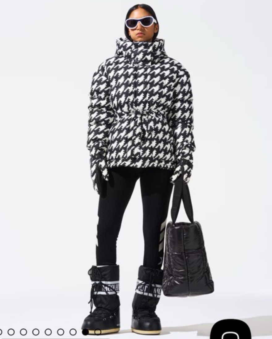 Black & White Perfect Moment Ski Jacket by Perfect Moment - Pickle