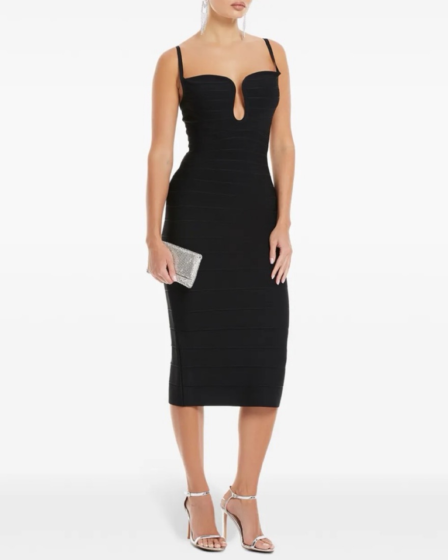 Herve Leger Black Bandage Dress by Herve Leger - Pickle