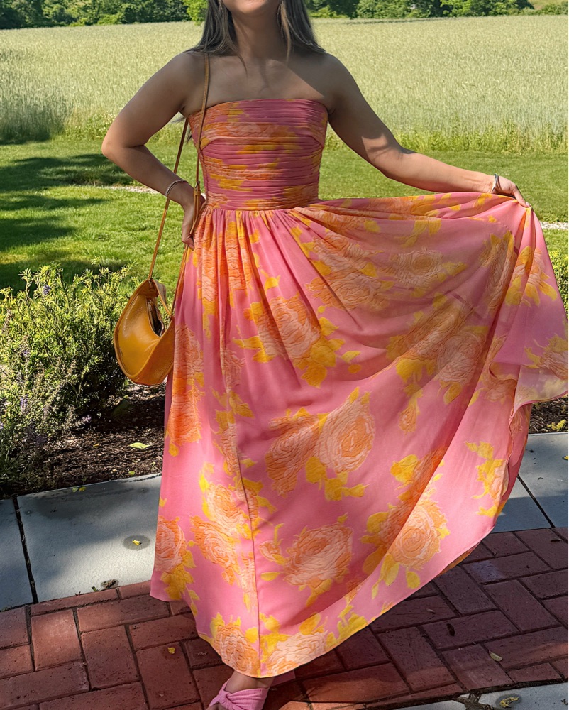 Sau Lee Camille Floral Dress by Sau Lee - Pickle