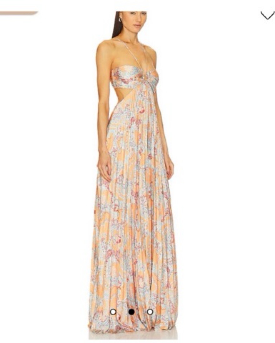 Moira Dress in Apricot Multi A.L.C. by ALC - Pickle