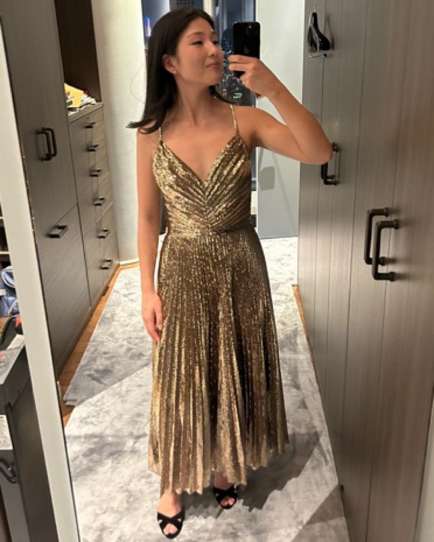 Ralph Lauren Purple Label Gold Dress by Ralph Lauren - Pickle