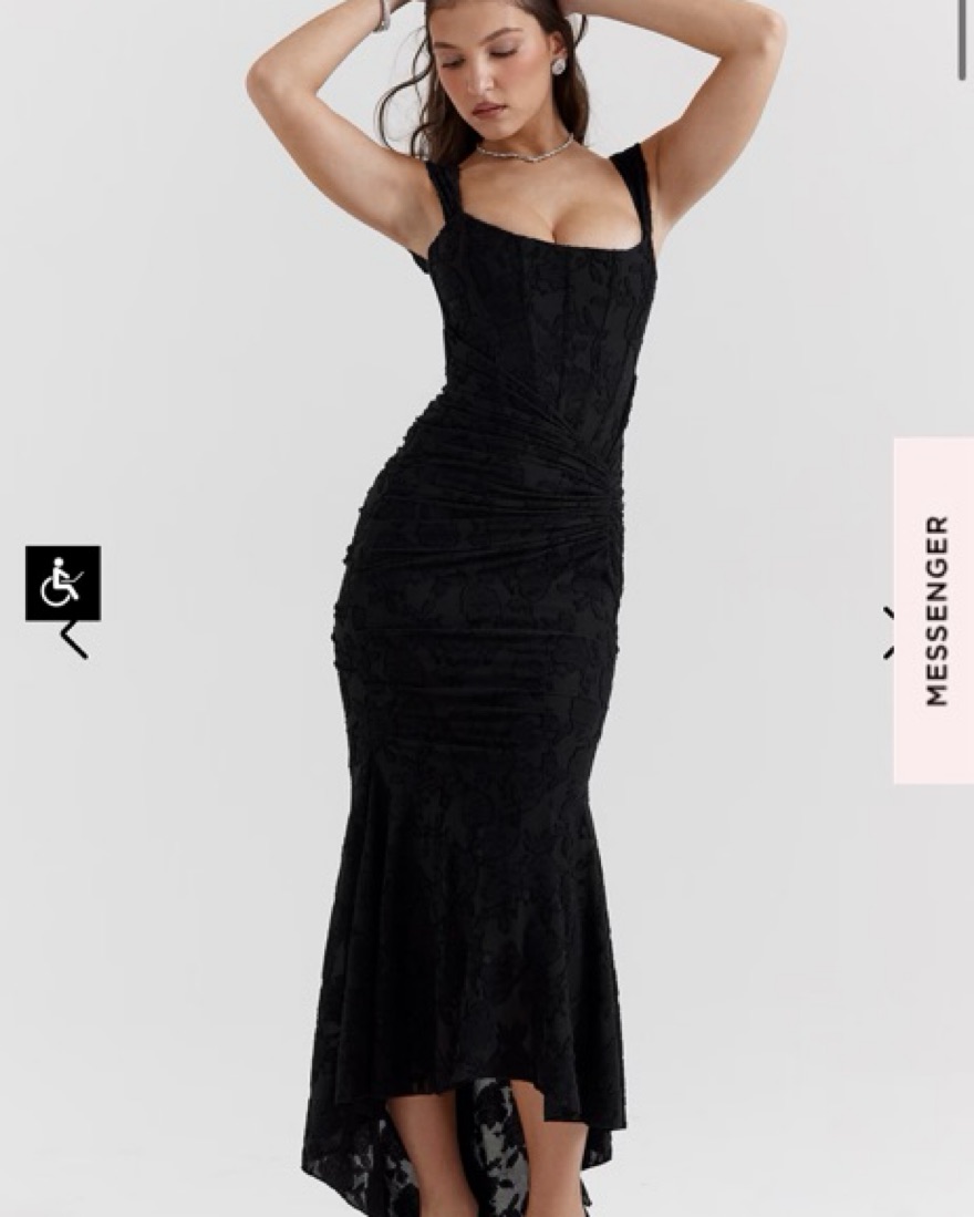 K*様 hai Cesca Dress in Black 新品未使用 House of CB Cesca Dress in Black by House of CB - Pickle