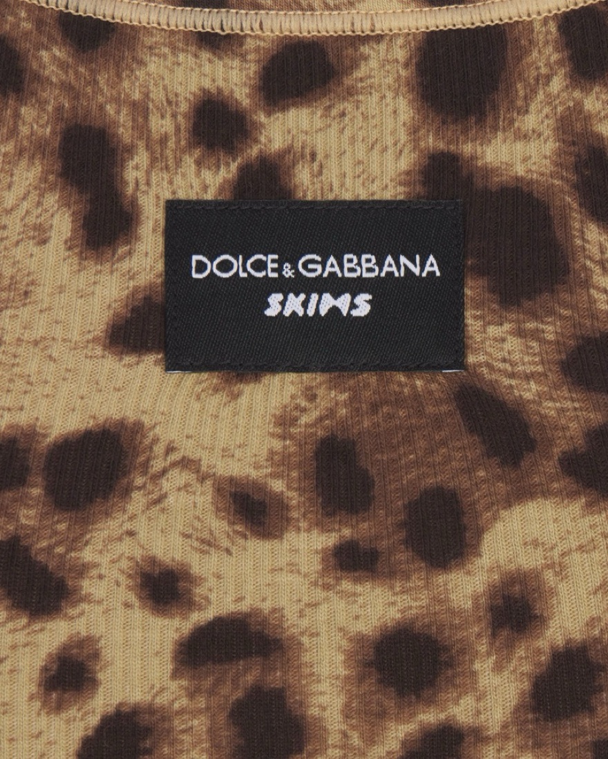 Dolce&Gabbana X Skims - Scoop Tank by Dolce + Gabbana - Pickle