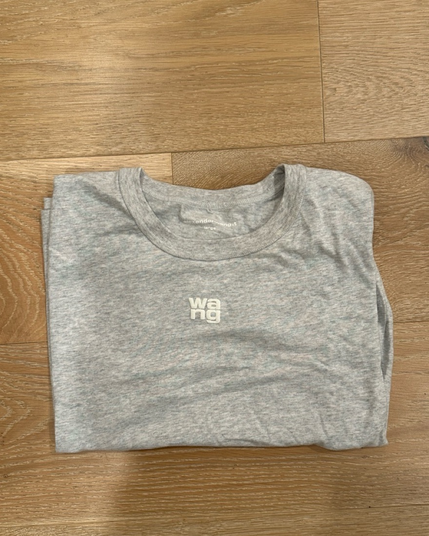 Alexander Wang (アレキサンダーワン) ピグメントTEE  グレー L US