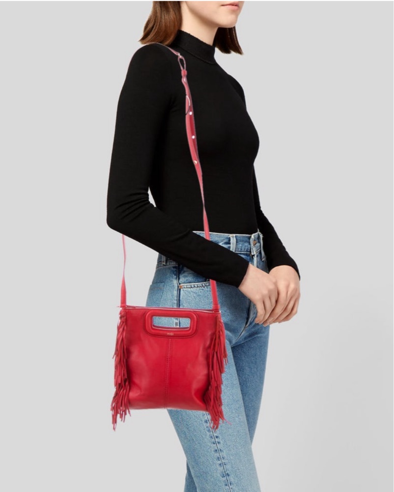 MAJE MINI M RED BAG by Maje - Pickle