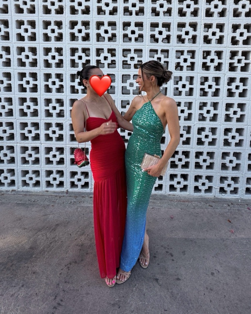 美品✨希少yoshie inaba カシミヤ混ペプラム スーツドレス ロング 新サイズ追加!刺繍シフォンロングドレス/キャミ/谷間見せ/背中見せ