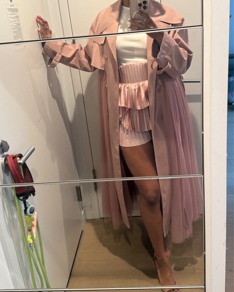 andrea iyamah hibi pleated shorts 🩰 szS by Andrea lyamah - Pickle