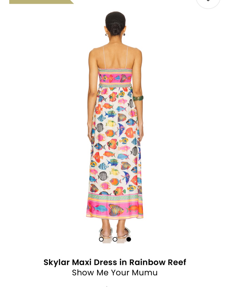 Rainbow Reef Maxi Dress by Show Me Your Mumu - Pickle