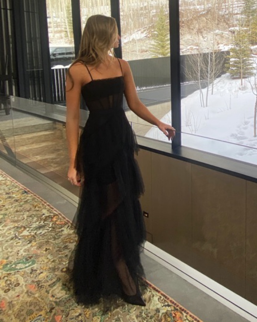 Revolve Black Corset Tulle Gown by BCBGMAXAZRIA - Pickle