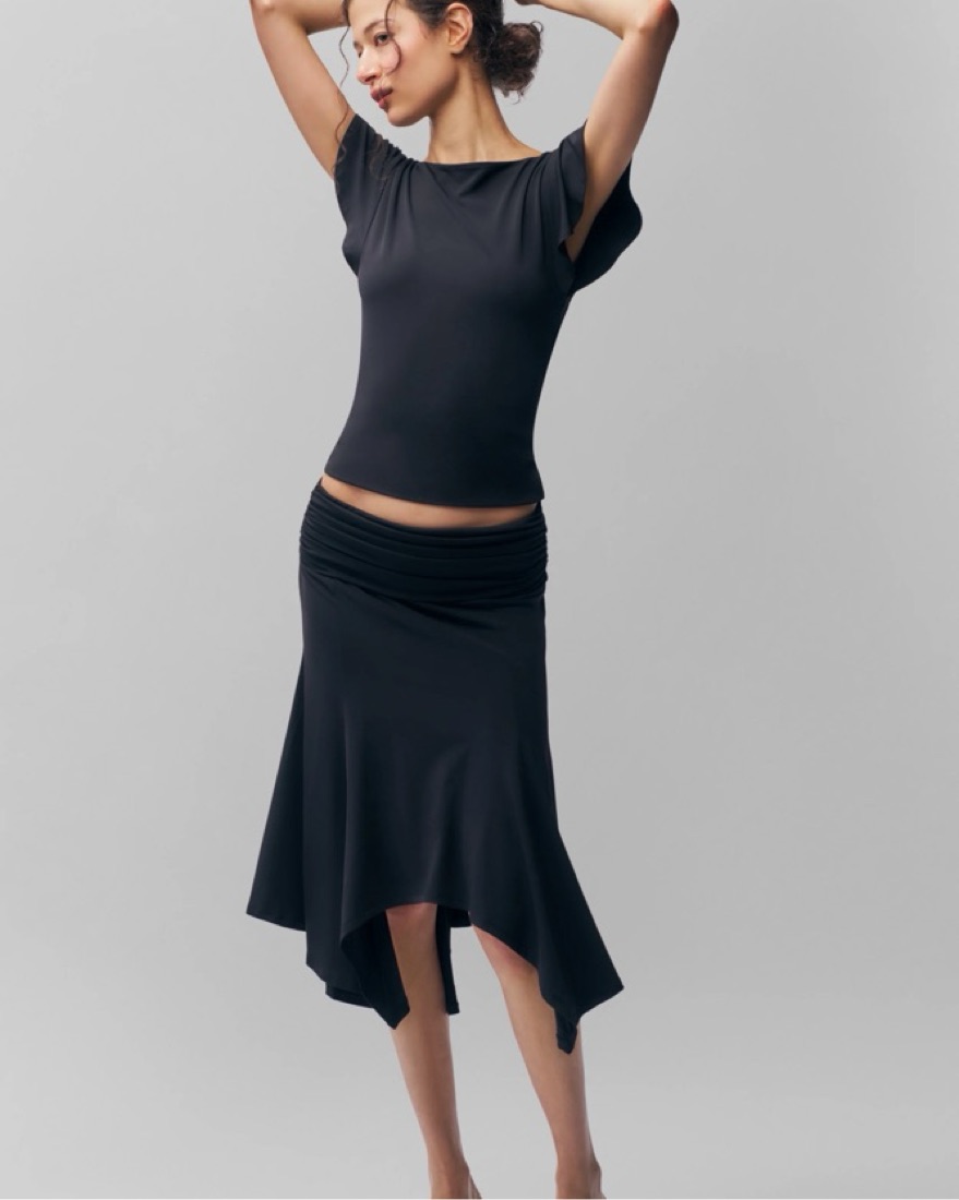 Danielle Guizio Soffiano Skirt by Danielle Guizio - Pickle