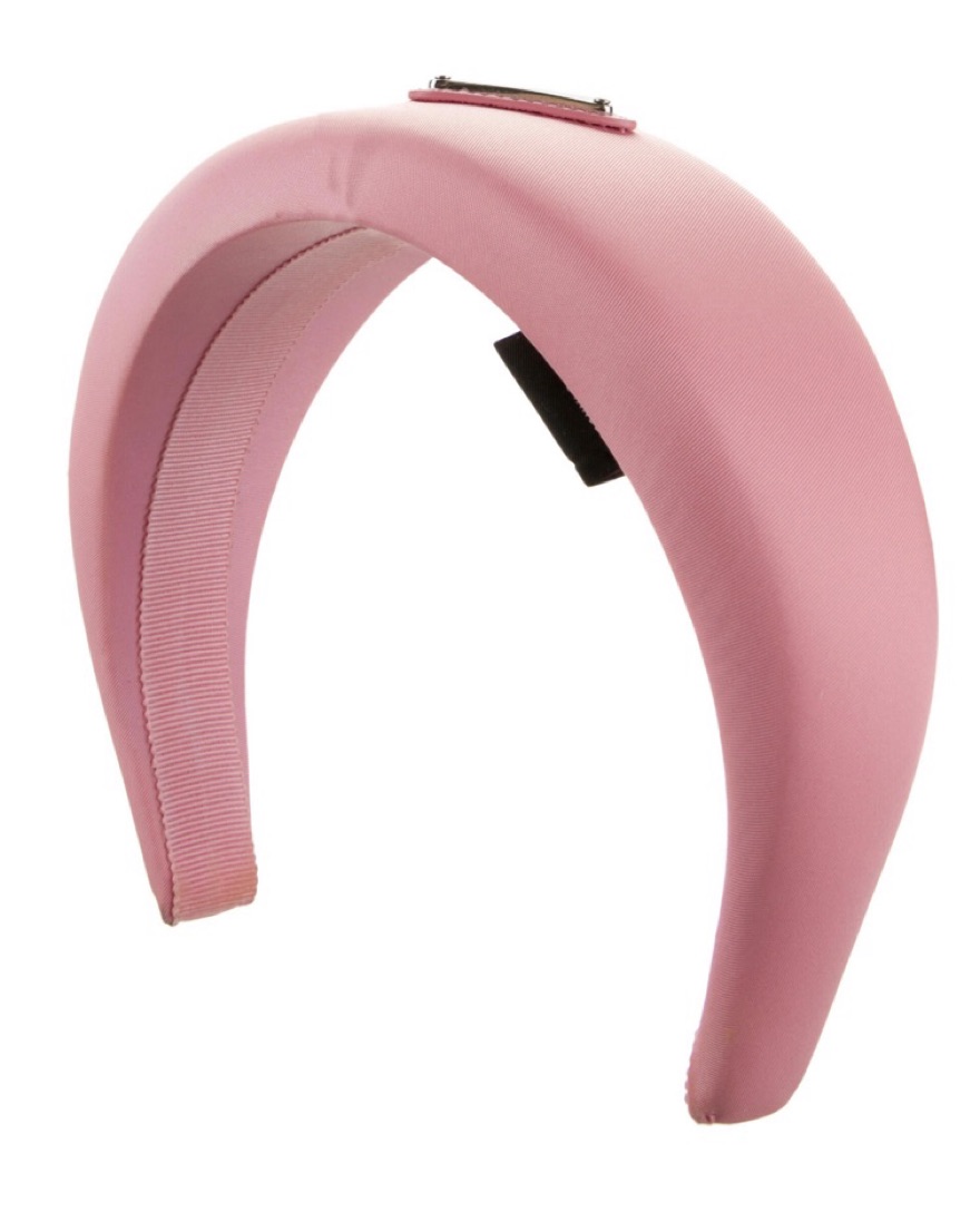 Pink nylon Prada headband by Prada - Pickle