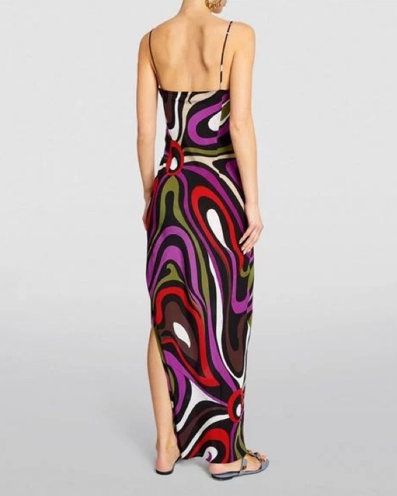 Emilio Pucci Slit Maxi Dress by Pucci - Pickle