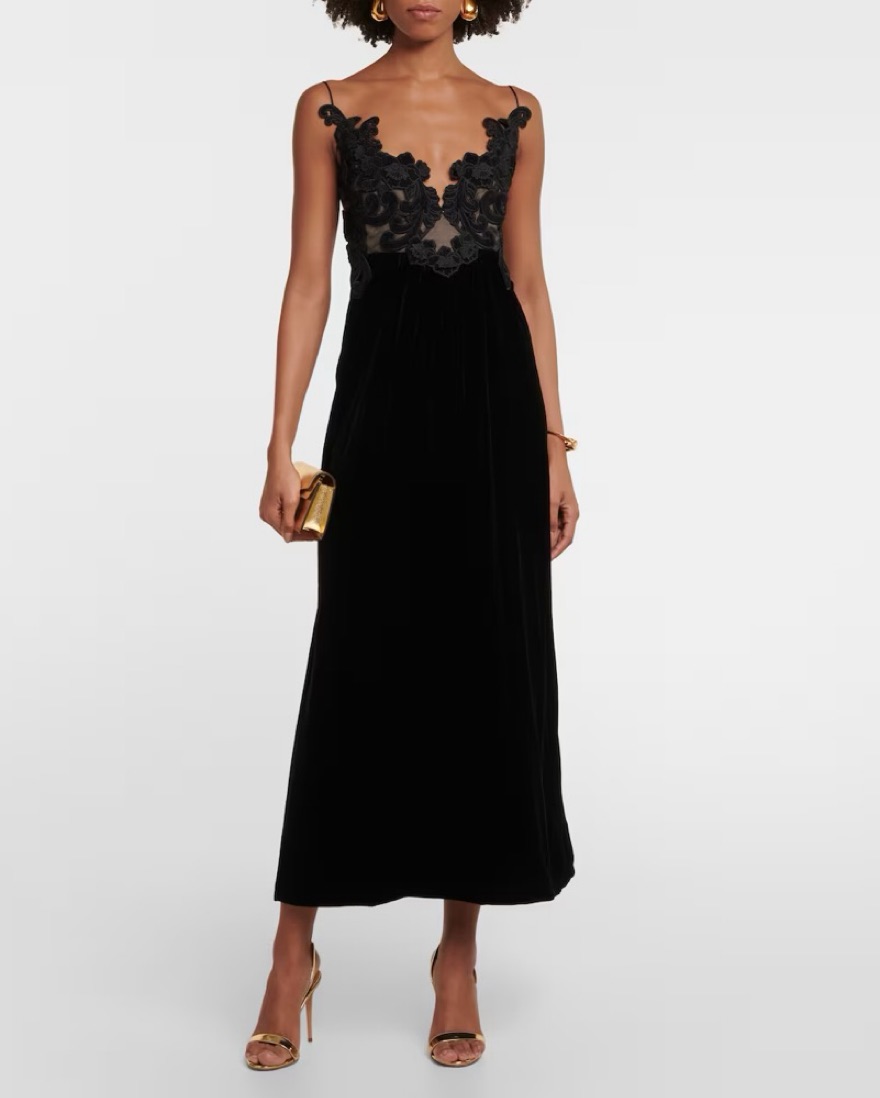 Zimmermann Lace velvet Slip Dress by Zimmermann - Pickle