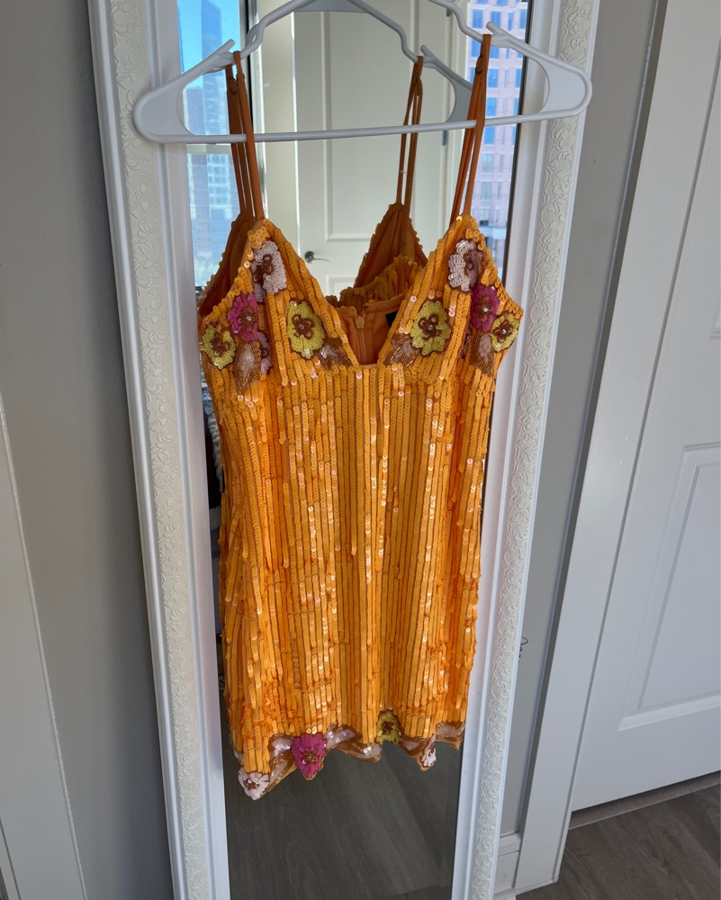 MAJORELLE Cal Embellished Mini Dress by Majorelle - Pickle