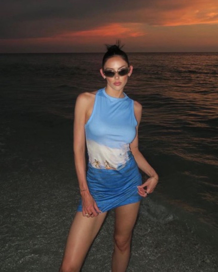 Mirae Paris Surfin Dress by Mirae - Pickle