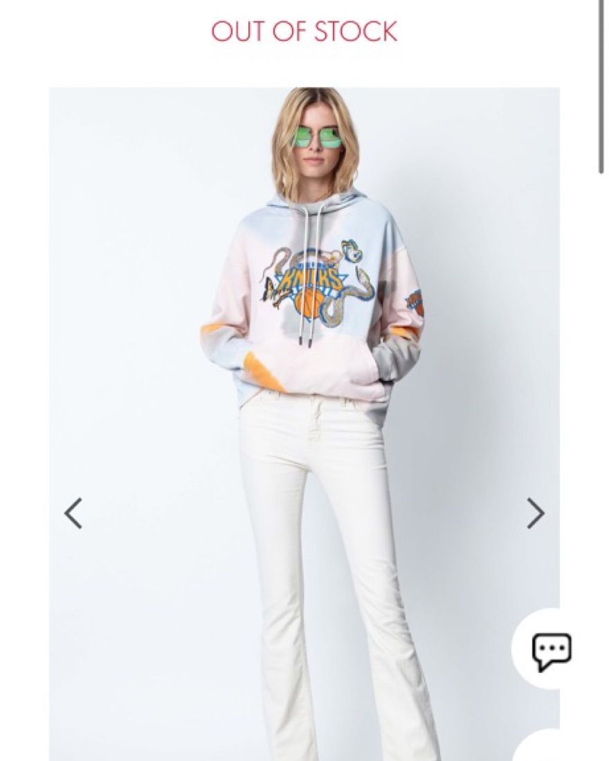 Zadig & Voltaire NY Knicks Sweatshirt by Zadig&Voltaire - Pickle