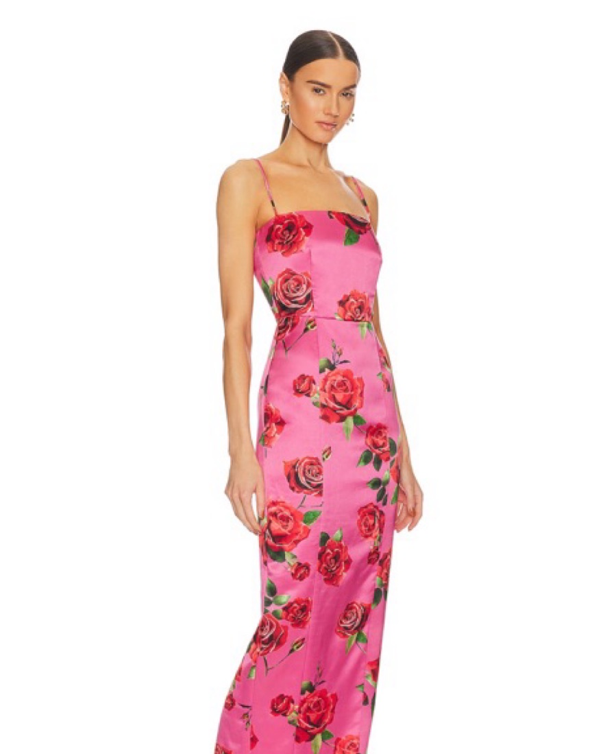 ジャック＆サリー SAU LEE Sofia Dress In Pink Multi by Sau Lee - Pickle