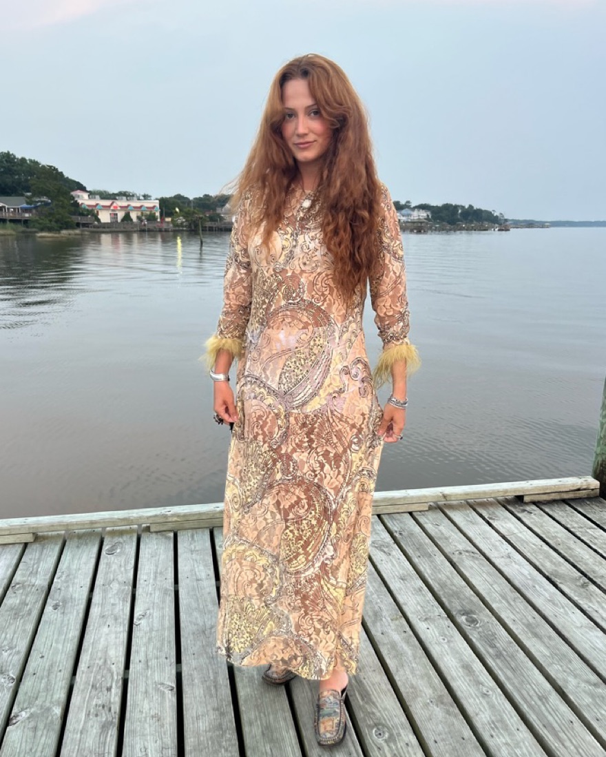 Vintage Lace Dress by Vintage - Pickle