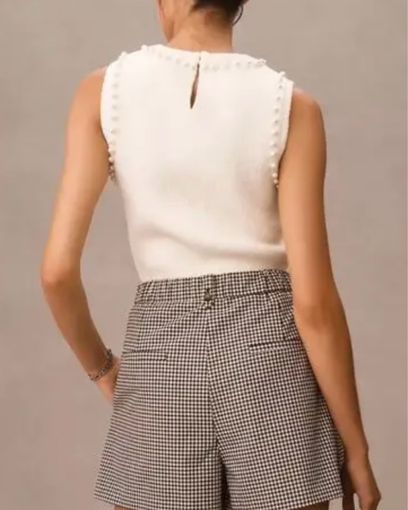 Maeve Pleated Skort by Anthropologie - Pickle