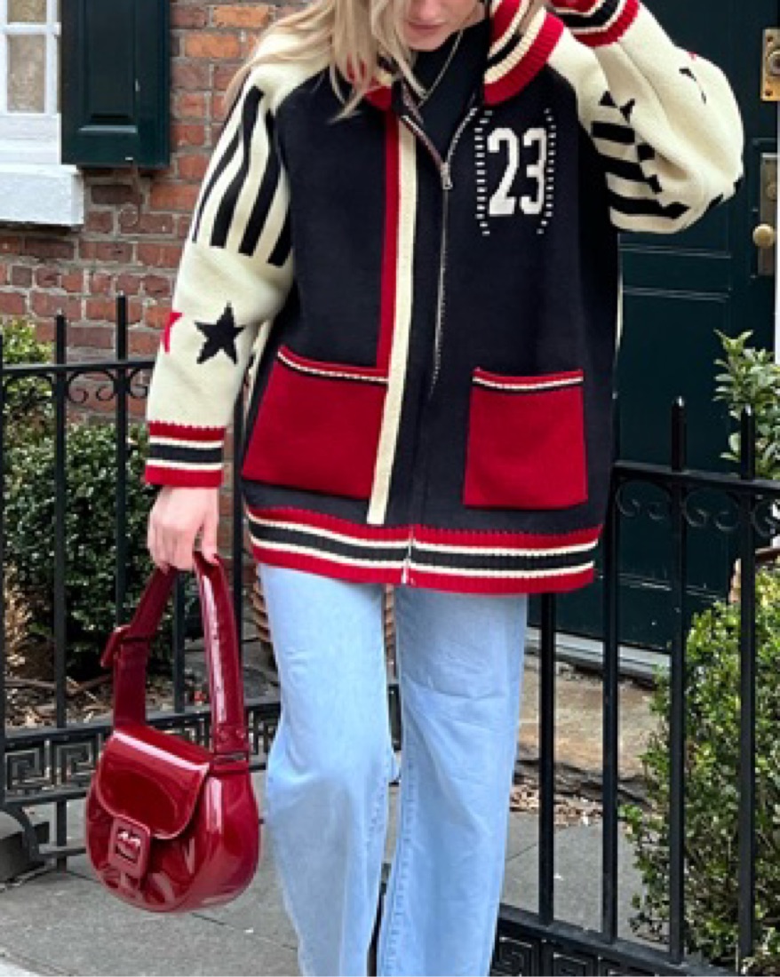 Jaded London TEAM 23 KNITTED ZIP by Jaded London - Pickle