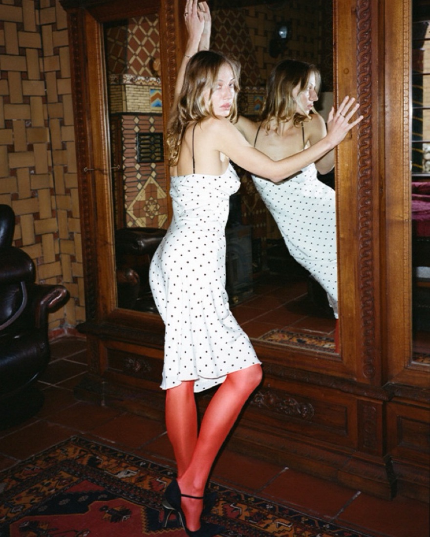 Realisation Par - The “Jaime” Midi Dress by Realisation Par - Pickle