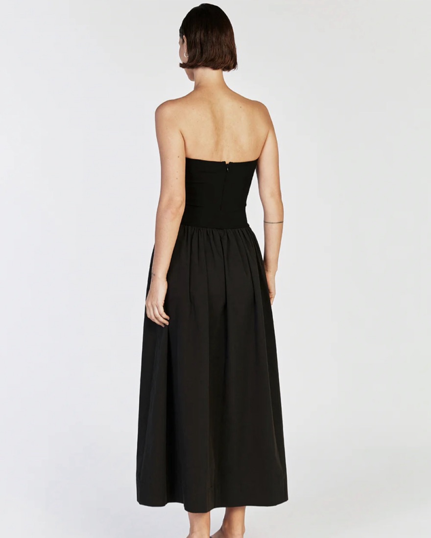 DISSH SOPHIE BLACK STRAPLESS MIDI by Dissh - Pickle