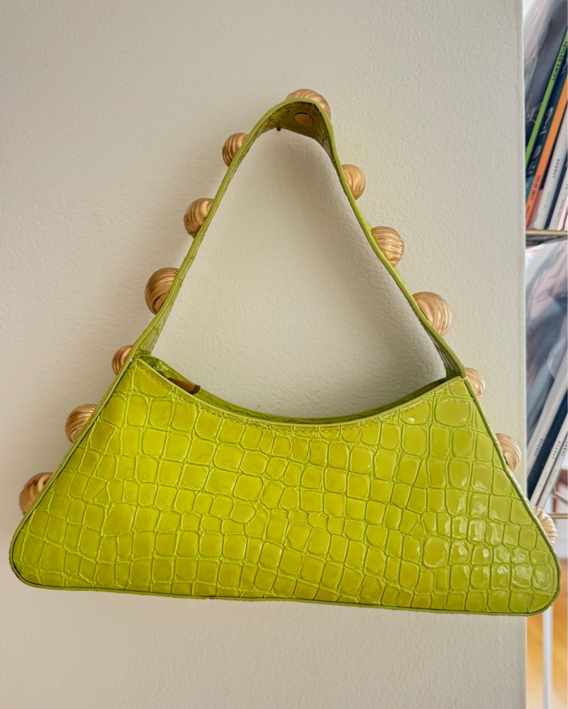 Cult Gaia Bijan Shoulder Bag In Green by Cult Gaia - Pickle