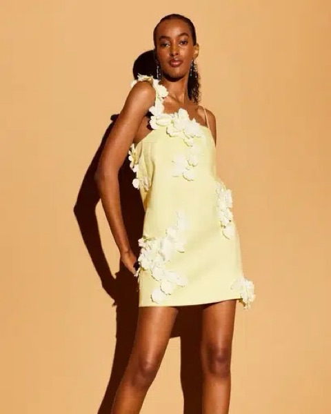 【美品】ZIMMERMANN オールインワンフラワープリントミニドレス Zimmermann High Tide Lift Off Mini by Zimmermann - Pickle